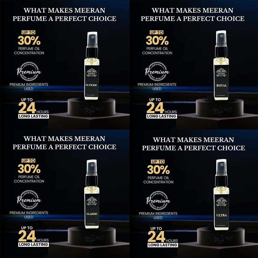  Classic & Ultra 8ml Each Bottle Combo Perfume